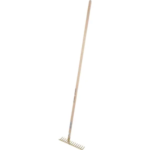 OFFNER Betonrechen gehärtet Breite 400 mm und 16 Zinken mit Stiel