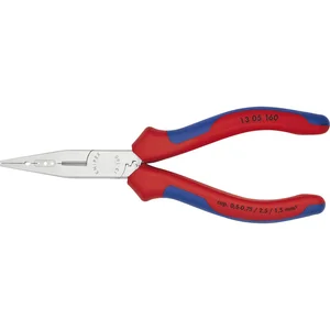 KNIPEX Verdrahtungszange, verchromt, 2-K 160 mm