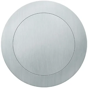 Schiebetürmuschel FSB 4252 rund, geschlossen, Edelstahl feinmatt