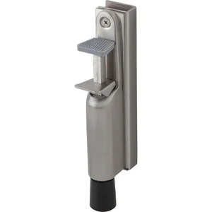 Türfeststeller 1132 für Glastüren, Hub 30 mm, 210 x 36 mm, Edelstahl matt