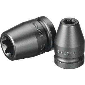 GEDORE Kraftsteckschlüssel TX K 19 1/2"vierkant Aussentorx® E18