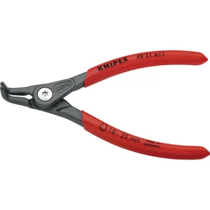KNIPEX Präzisions Sicherungsringzange 4921 A11 DIN 5254 B außen gebogen