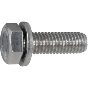 DIN933 Z1 M 5x 12 Edelstahl A2 Sechskantschraube ohne Schaft + Scheibe