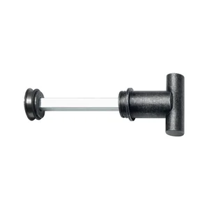 HALCÖ WC Sperrgarnitur FULP & IMST - mit Notöffner, schwarz passiviert