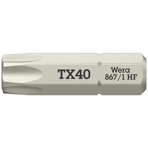 WERA Bit-Einsatz 867/1 HF 1/4" sechskant TX 40/25 mm Torx®