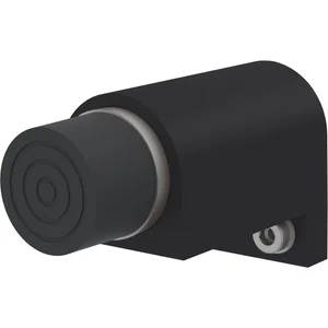 KWS Wandtürpuffer 2049 gefederter Anschlagpuffer, Aluminium schwarz lackiert