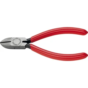KNIPEX Seitenschneider für Elektromechaniker 7601, KS-Griff, schwarz, L=125 mm