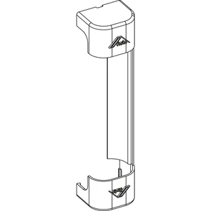 ROTO NX Abdeckkappe Axerlager P verstellbar PVC R06.2M tiefschwarz matt
