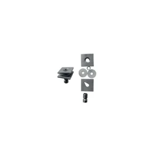 SCHÖSSWENDER Befestigungszubehör - für Glas, eckig, einseitig, TS: 8 - 12mm