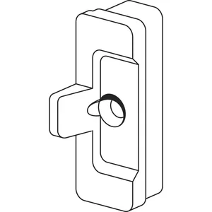 ROTO NT/NX Mittelschließer verdeckt Flügelteil Nr. 02 für Holz nicht verstellbar