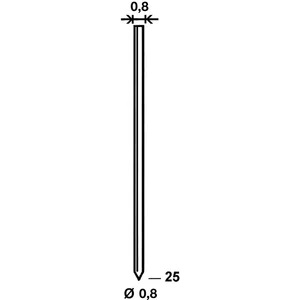 ALSAFIX Stifte ST 25 mm aus Stahldraht stanox (14.000 St)