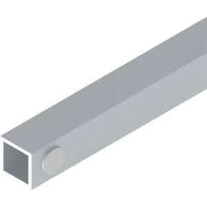 HELM GT Abstandsprofil 15 mm auf Maß silber eloxiert