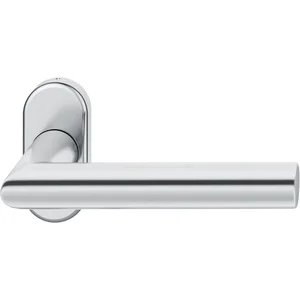 FSB Rahmentürdrücker 09 1076 Hochhaltefeder B ovale Rosette Edelstahl matt