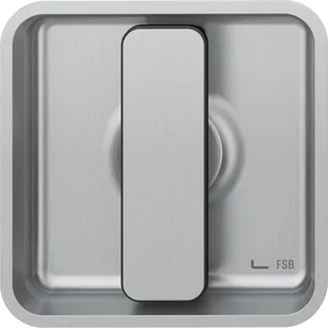 FSB Schiebetürmuschel 42 4263 eckig, Edelstahl matt