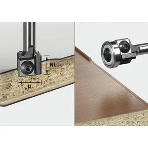 FESTOOL Wendeplatten Bündigfräser HW S8 D19 12x12 KL