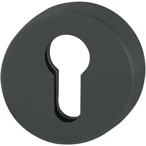 HOPPE Zylinderrosette innen rund PZ, Edelstahl schwarz matt