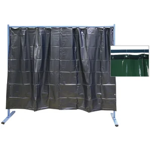 KEMPER Schweißerschutzwand 1-teilig Breite 2.10 m hellgrün