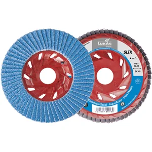 LUKAS Schleiflamellenteller SLTK KS m.Kühlung Zirkonkorund ø 125mm Korn ZK40