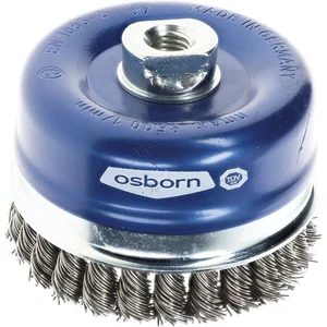 OSBORN Topfbürste 100 x 20 mm Stahldraht gezopft M14
