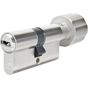 ABUS Knaufzylinder X12R, verschiedensperrend, 45/K45, vernickelt matt