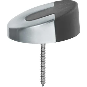 FSB Bodentürpuffer 38 3816 - ø 60 mm, Anschlag Gummi, Edelstahl feinmatt