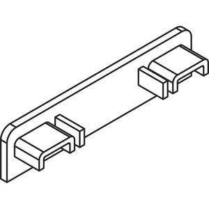 THYSSENKRUPP Syprotech Deckschienenabschluss für Flachdeckschiene 100/13
