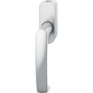 FSB Fenstergriff 34 1045 abschließbar ovale Rosette, Edelstahl matt