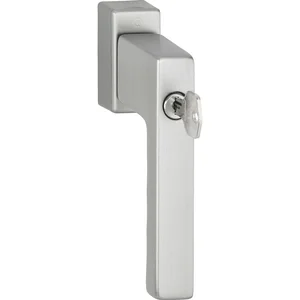 HOPPE Fenstergriff TOULON Sperrzylinder Secustik, VK 32-42 mm, edelstahlfarben