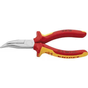 KNIPEX VDE-Langschnabelzange DIN 5745 gebogen Länge 160 mm