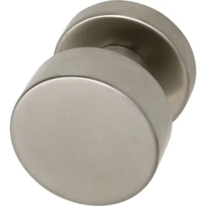 MARCHESI Türknopf Flachform - auf Rosette ø50, fest auf Rosette 50x11, Edelstahl