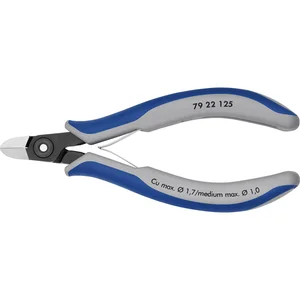 KNIPEX Präzisions-Elektronik-Seitenschneider 7922 DIN 9654 rund, L=125 mm