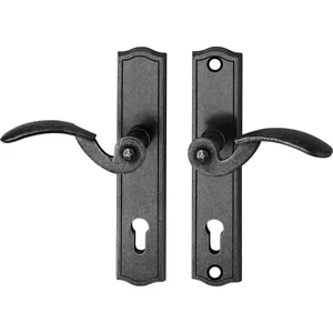 Sicherheits-Drückergarnitur STUBAI PZ88, verzinkt schwarz hell passiviert