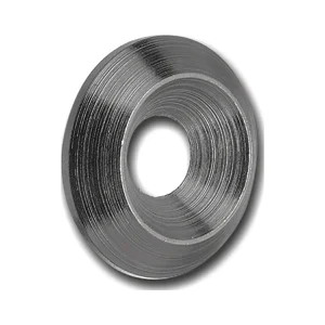 Rosette 90° Vollmetall M10 Edelstahl A4 für Senkschrauben