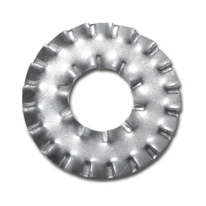 DIN6798A M16 verzinkt Fächerscheibe DD doppelte Zahnung