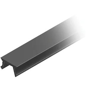 FATH Abdeckprofil schwarz 2000 mm Nut 8