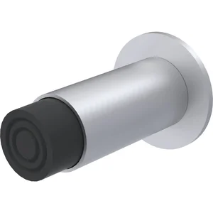 KWS Wandtürpuffer 2065 gefederter Puffer, Länge 100 mm,Aluminium silber eloxiert