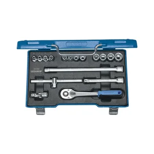 GEDORE Steckschlüssel-Satz 30GMU-10 3/8"vierkant mit Umschaltknarre 17-teilig