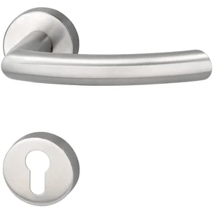 MARCHESI Drückergarnitur ARC - auf Rosette PZ, 38 - 45, Edelstahl matt