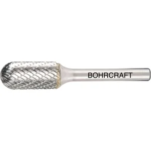 BOHRCRAFT HM-Frässtift Form C Walzenrund Kopf ø 12 mm Länge 25 mm Zahnung Z3-X