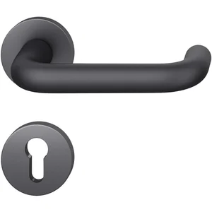 FSB Feuerschutz Drückergarnitur 79 1070 AGL DIN PZ, schwarz matt