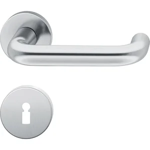 FSB Drückergarnitur 12 1070 ASL auf Rosette BB, Edelstahl matt