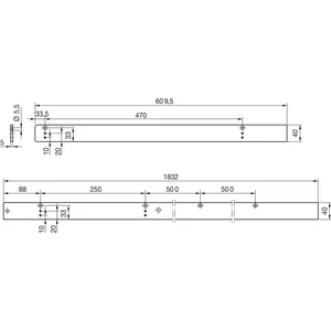 DORMAKABA Montageplattenset für GSR XEA