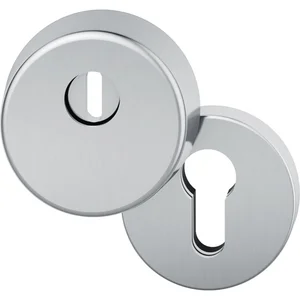 FSB Sicherheits-Zylinderrosette rund mit Kernziehschutz, Edelstahl matt