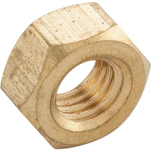 ISO4032 M 5 Messing blank Sechskantmutter