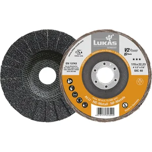LUKAS Schleiflamellenteller SIC40 V2 Alu Durchmesser 125 mm