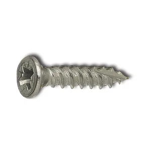 Spanplattenschraube Senkkopf 4.0x 20 Vollgewinde Doppelganggewinde verzinkt-blau