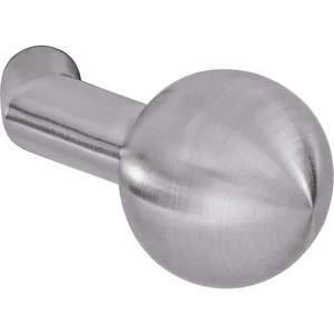 OGRO Knopfdrückerlochteil PREMIUM 8548 V - ohne Rosette, Edelstahl matt