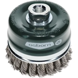OSBORN Topfbürste 80 x 20 mm rostfreier Stahldraht gezopft M14