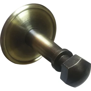 Handlaufträger zum Klemmen, Rosetten ø 70 mm,Wandabstand 60 mm,Messing patiniert