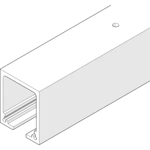 HAWA Junior 160 Laufschiene Deckenmontage L=3000 mm Aluminium farblos eloxiert
